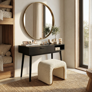 Japandi Makeup Desk Bedroom Dressing Area Personal Beauty Space
