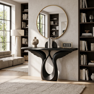 Luxury Winged Console Table Designer Residence