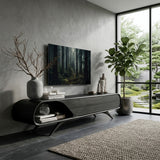 Mid Century Modern Wood TV Console For Living Room