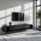 Organic Floating Sculptural TV Console For Living Room