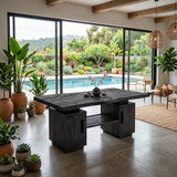 Modern Storage Dining Table For Garden Kitchen