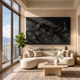 Organic Modern Wave Wood Wall Art For Wall Decor