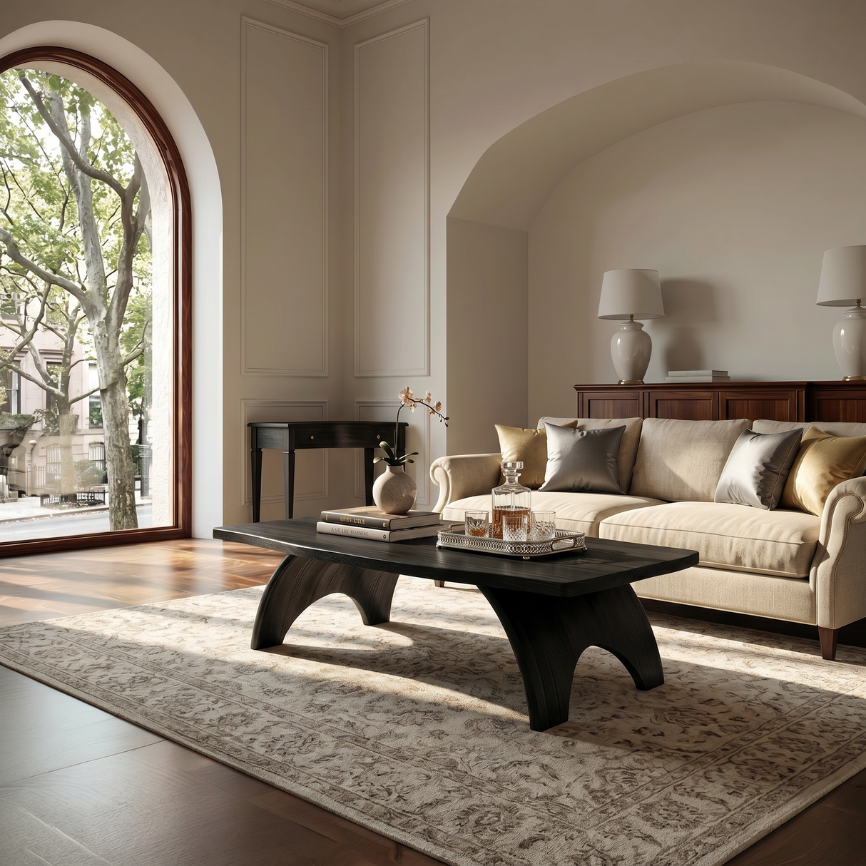 Sculptural Storage Coffee Table For Contemporary Lounge