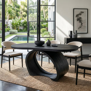 Contemporary Wooden Dining Table For Family Dining Room