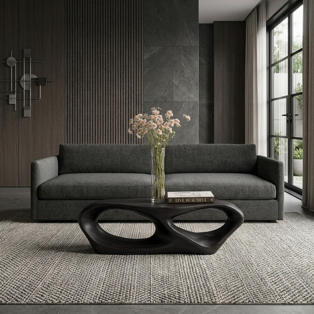 Organic Modern Coffee Table For Living Room Interiors