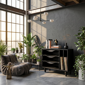 Minimalist Audio Console Stand For Entertainment Interior Area
