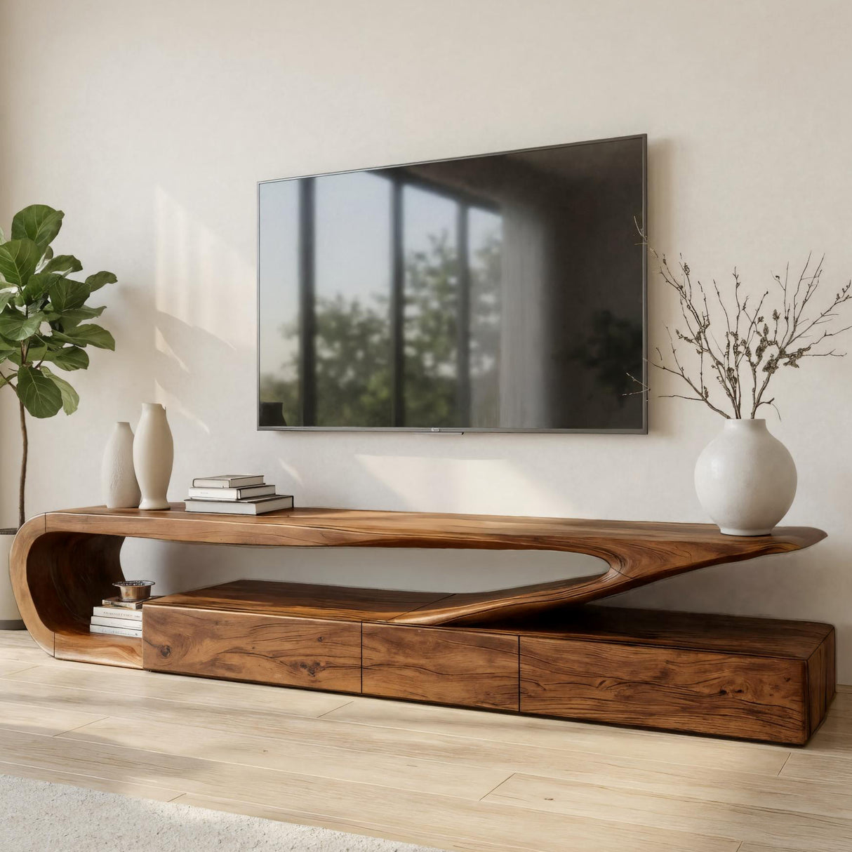 Minimalist TV Console For Living Room