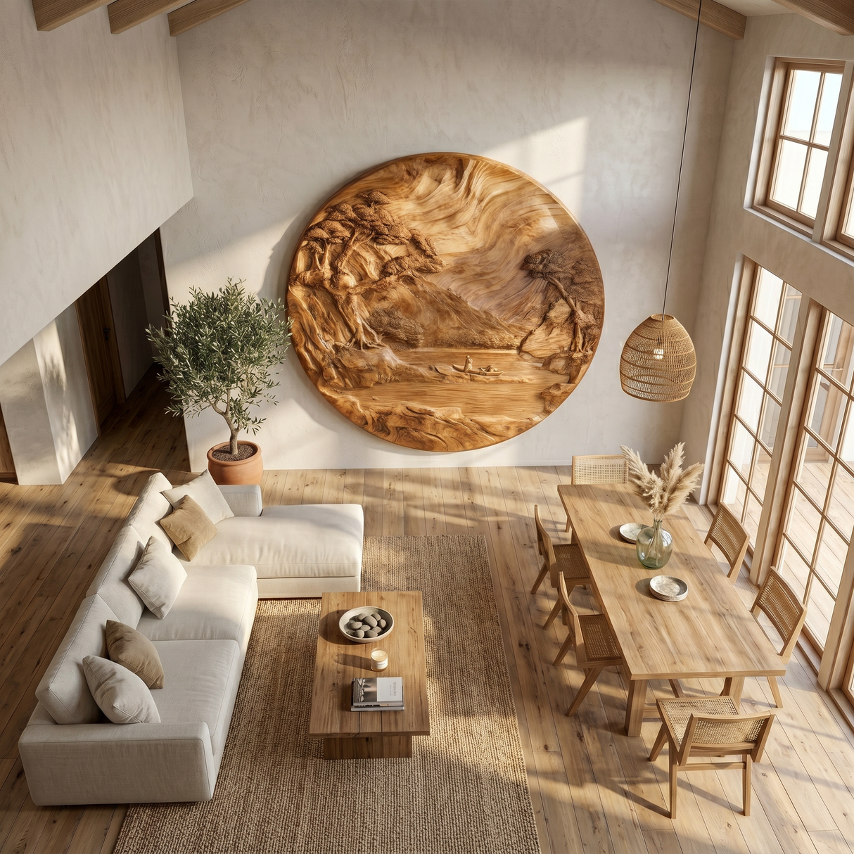 Textured Topography Wood Wall Art For Industrial Rustic Interior Decor