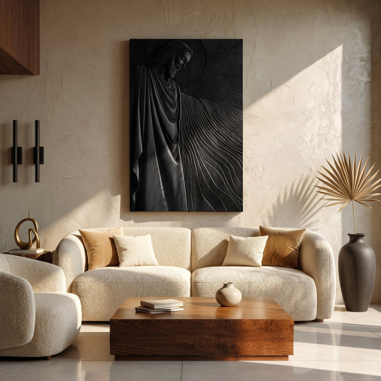 Organic Modern Sacred Wall Art For Living Room