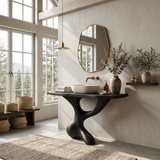Handcrafted Solid Vanity For Timeless Bathroom Use
