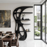 Modern Organic Bookshelf For Living Room Interior Decor