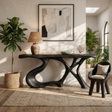 Organic Root Base Console Table Luxury Living Room