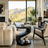 Organic Twisted S Shape Side Table For Living Room