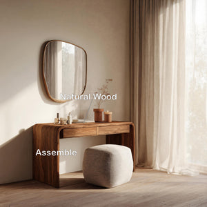 Modern Sculptural Vanity Table For Bedroom Interior