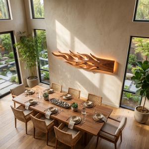 Mid Century Sculptural Wall Decor For Gallery Wall Space