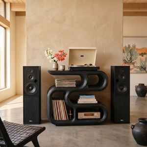 Minimalist Record Player Cabinet For Apartment Living Space