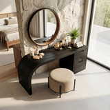 Industrial Vanity Table Home Office Makeup Area Dressing Space