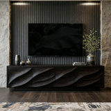 Modern Organic Wood TV Cabinet For Living Room