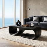 Modern Sculptural Coffee Table For Living Room Decor
