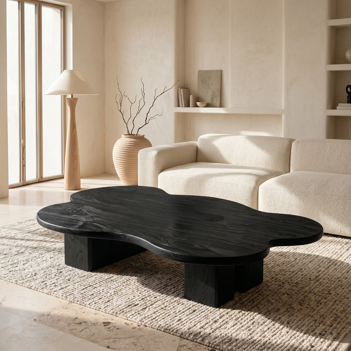 Contemporary Cloud Shape Coffee Table For Living Room Decor