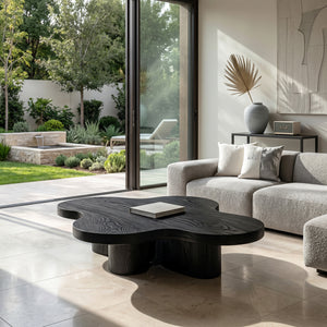 Organic Coffee Table With Unique Cloud-shapes For Living Room
