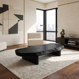 Rustic Coffee Table With Live Edge For Living Room