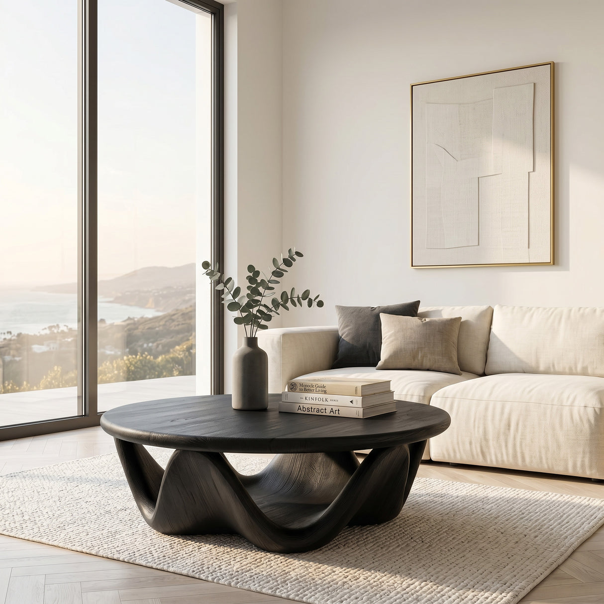 Mid Century Wooden Coffee Table For Home Decor