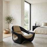 Artistic Natural Wood Chair For Contemporary Living Room