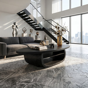 Modern Solid Wood Low Coffee Table For Living Room Furniture Decor
