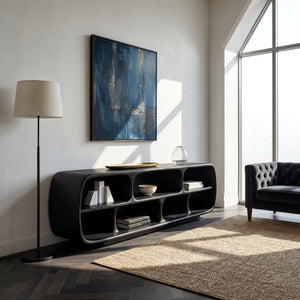 Minimalist Wooden Display Bookshelf For Living Room Decor