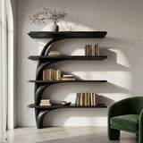 Organic Tree From Wood Floating Bookshelf For Home Display