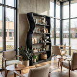 Minimalist Modern Unique Bookshelf Entryway Storage