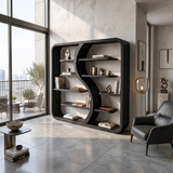 Organic Solid Wood Bookcase For Nature Inspired Homes