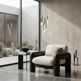 Modern Chunky Frame Armchair For Cozy Living Room