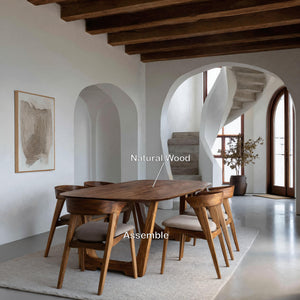 Modern Artistic Dining Table With Sculptural Presence For Dining Room