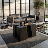Modern Block Coffee Table For Zen Lounge