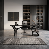 Modern Organic Form Study Desk Bedroom Workspace