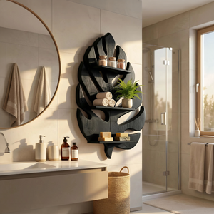 Contemporary Shelving Unit For Home Library Display