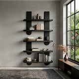Modern Wooden Wall Mounted Bookshelf For Home Decor