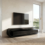 Modern Organic TV Console For Living Room Interior