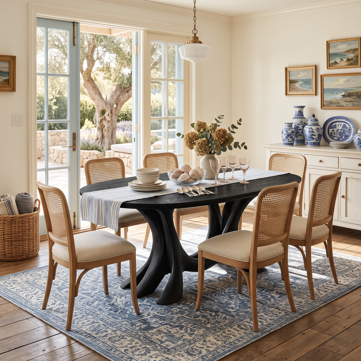 Rustic Dining Table For Inviting Kitchen Setup