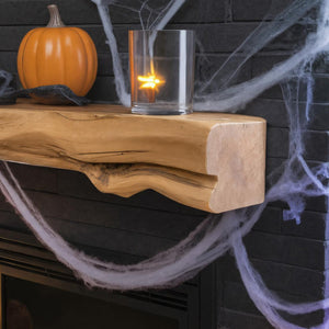 Handmade Halloween Wooden Fireplace Mantel For Living Room Or Entryway