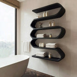 Organic Natural Wood Bathroom Shelf For Spa Style