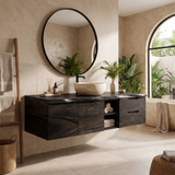Organic Modern Washstand Contemporary Bathroom Interior