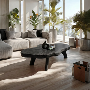Farmhouse Solid Wood Coffee Table For Living Room Furniture