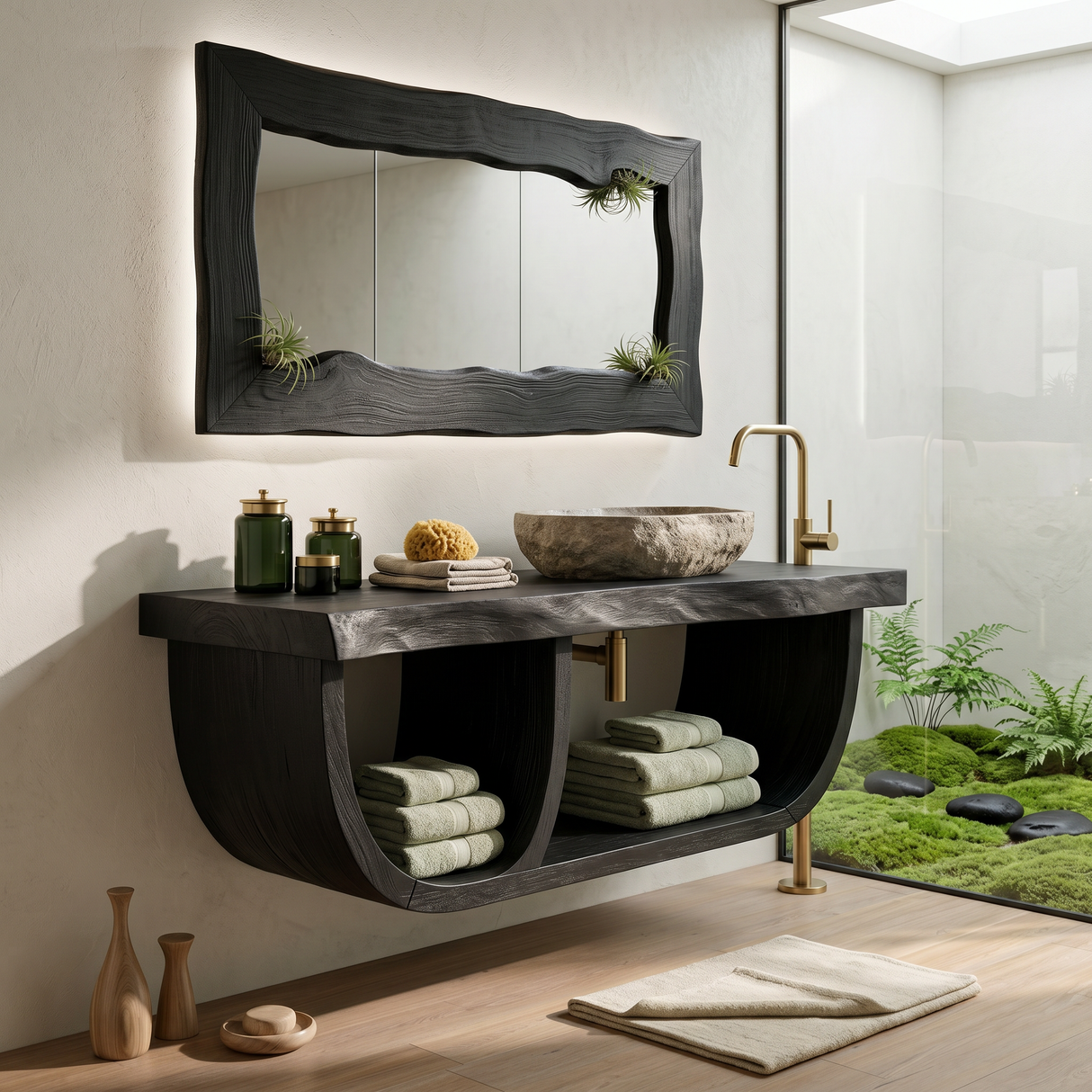 Luxury Wood Vanity Unit For Master Suite