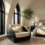 Modern Organic Natural Wood Chair For Cozy Living Room