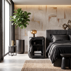 Rustic Wooden Nightstand Bedroom Furniture Essential