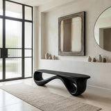 Contemporary Natural Wood Bench For Home Entry Decor