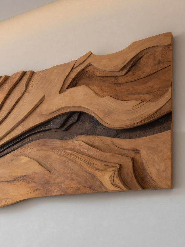 Modern Wall Art With Layered Design For Living Room